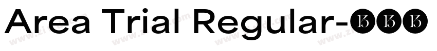 Area Trial Regular字体转换